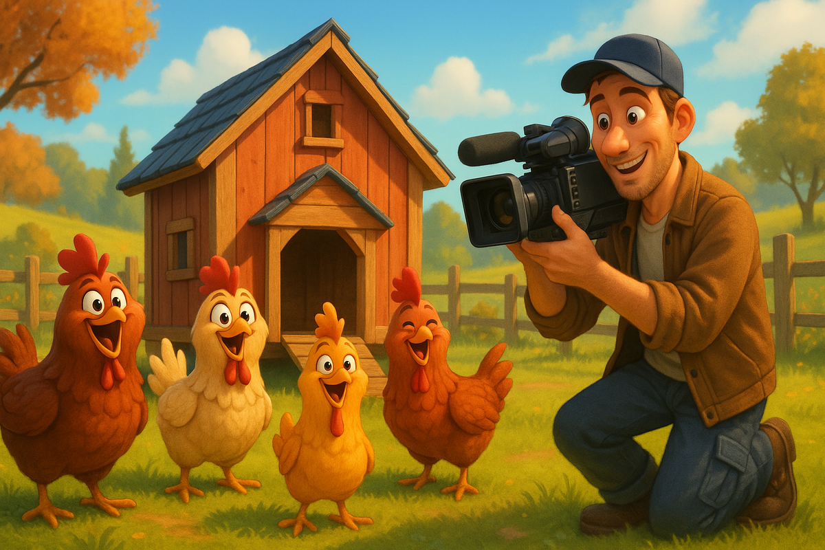 Les poules en direct